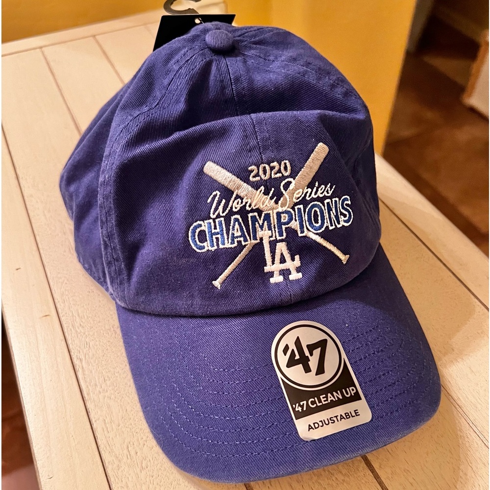 LA Dodgers World Series hat